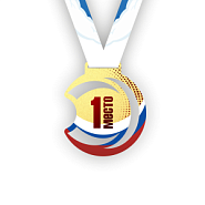 Медаль LM110 1,2,3 место (без ленты)
